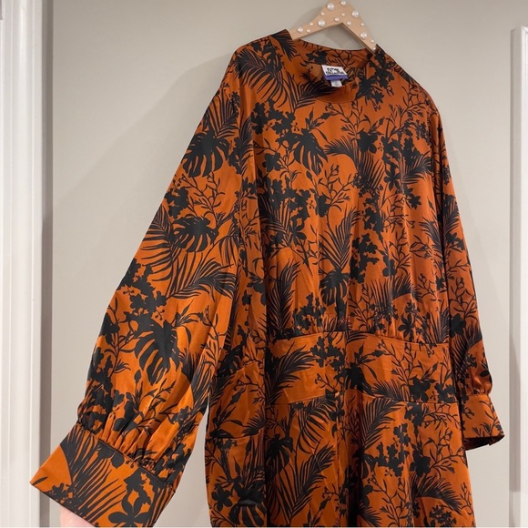 Target Future Collective Kahlana Women's Long Sleeve Mock Neck A-Line Dress, 4X - Picture 6 of 16